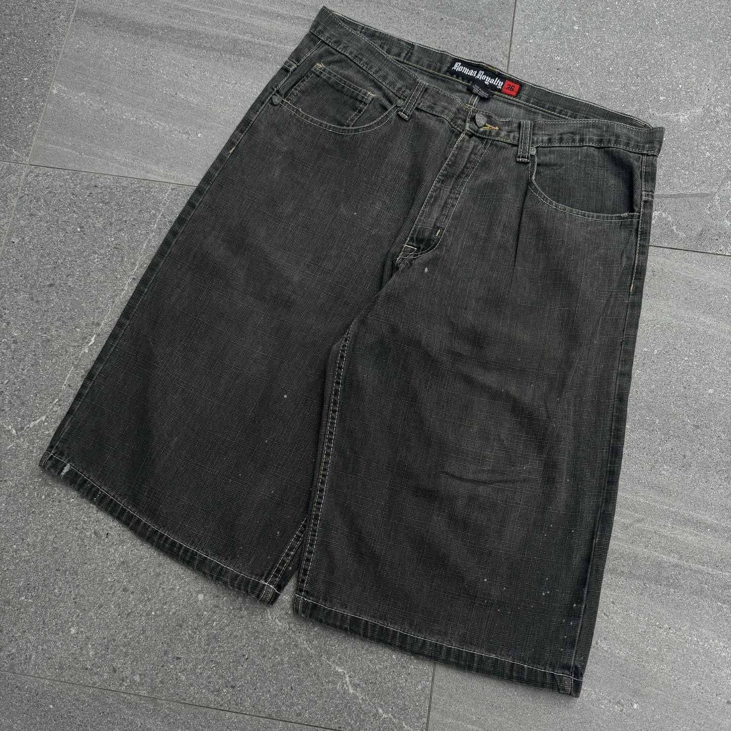 roman royalty jorts - 38”