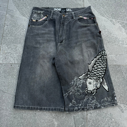 grail dogtown koi jorts - 36x15.5”