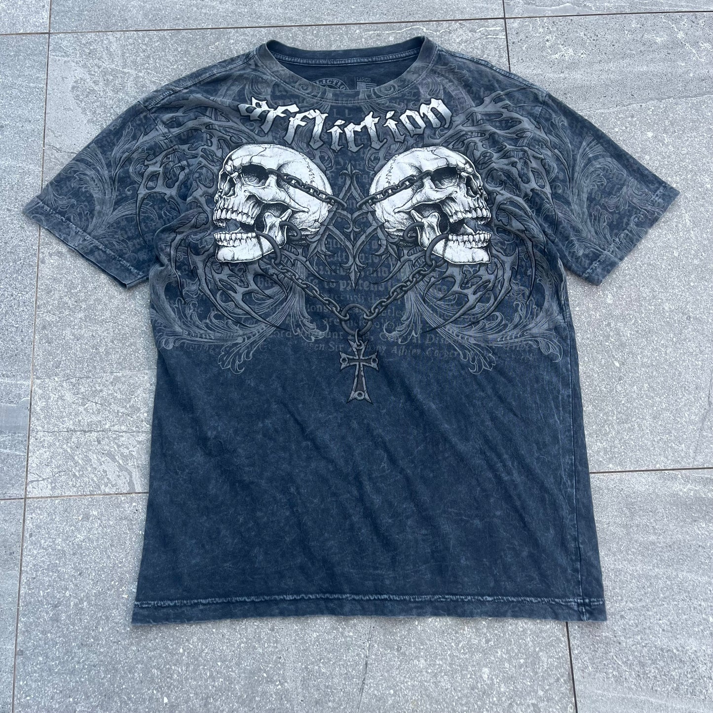 2000s affliction tee - L